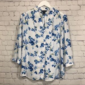 Investments too blue floral
